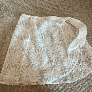 White Bathing Suit Cover Up